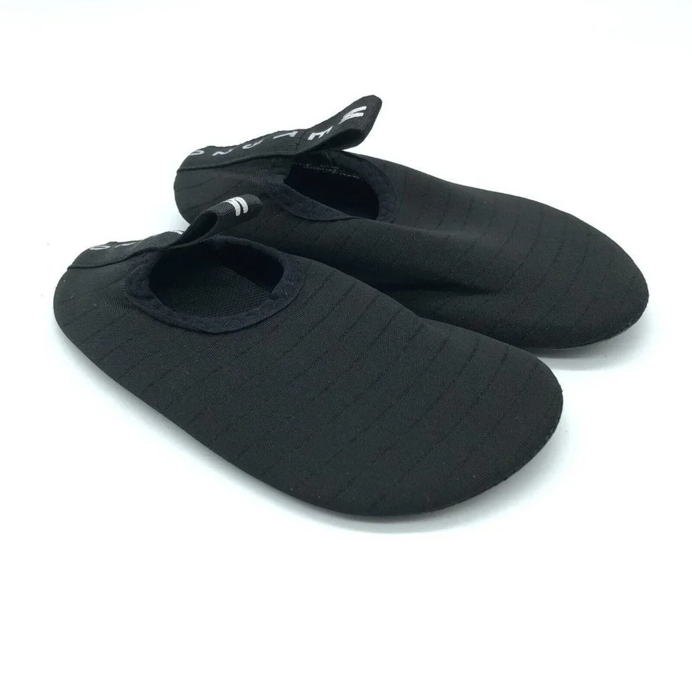 Met520 Toddler Boys Girls Water Shoes Slip On Striped Black 28/29 US 10.5/11